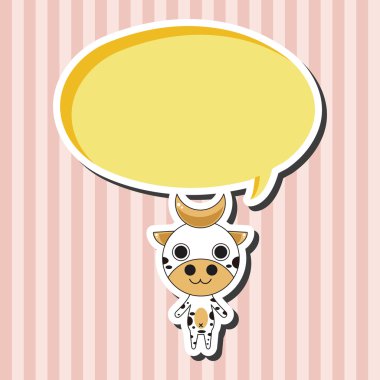 hayvan inek çizgi film Tema öğeleri