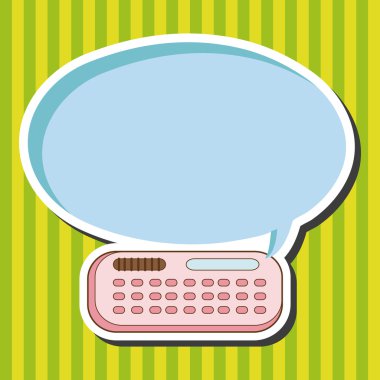 sabit hesap makinesi Tema öğeleri vektör, eps