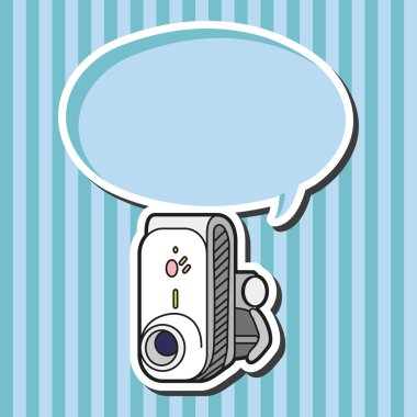 video kamera Tema öğeleri vektör, eps