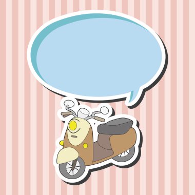 ulaşım motor Tema öğeleri vektör, eps