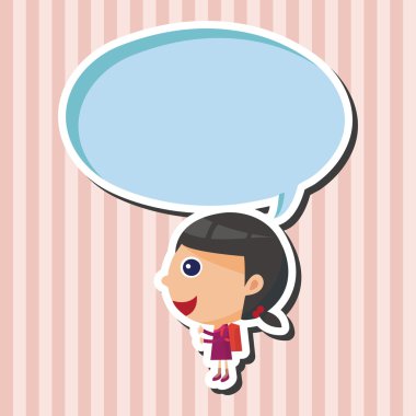 Öğrenci çizgi film Tema öğeleri