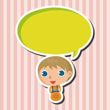 Öğrenci çizgi film Tema öğeleri