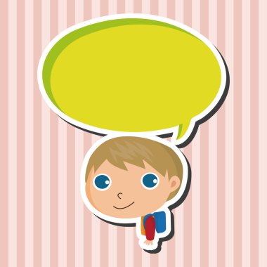 Öğrenci çizgi film Tema öğeleri