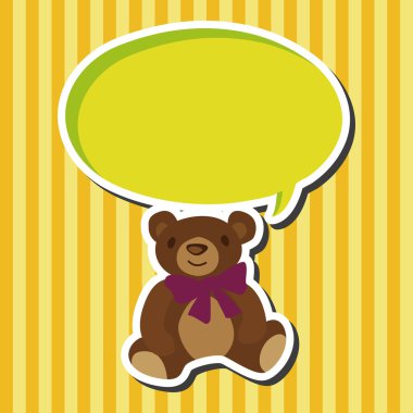 hediye Tema düz simgesi öğeleri arka plan, eps10