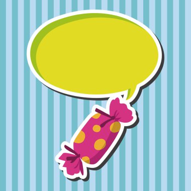 hediye Tema düz simgesi öğeleri arka plan, eps10