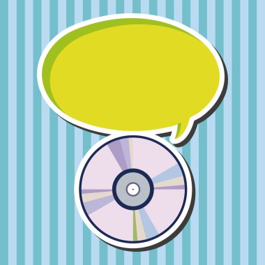 bilgisayar Tema Cd öğeleri vektör