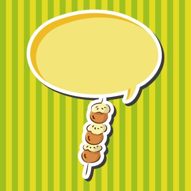 lokanta mangal düz simgesi elemanları, eps10