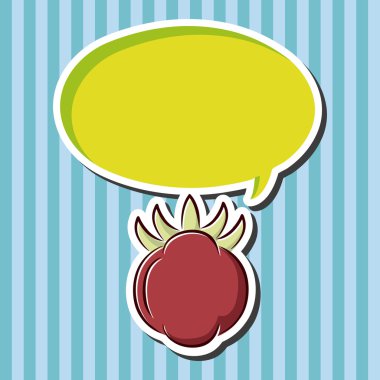 sebze düz simgesi elemanları, eps10