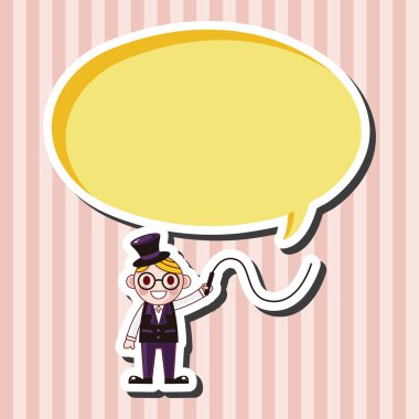 sirk tamer Tema öğeleri vektör, eps