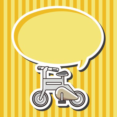 ulaşım Bisiklet Tema öğeleri vektör, eps