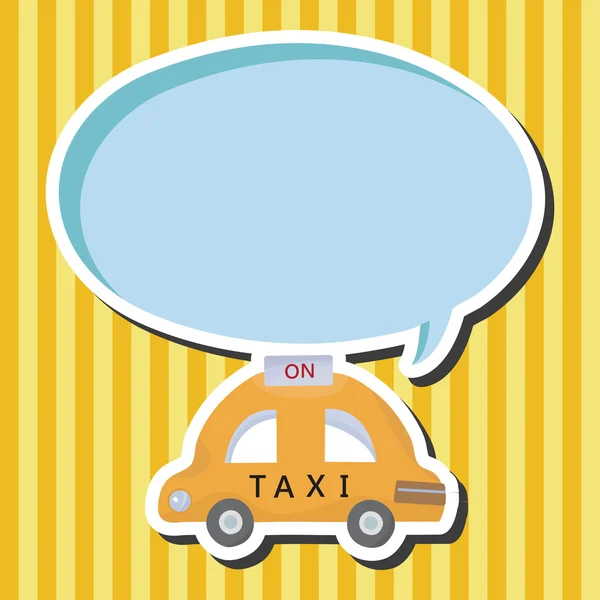 Transportation taxi theme elements vector,eps — Stock Vector