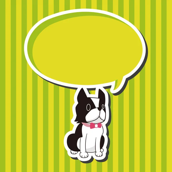 Animal dog flat icon elements, eps10