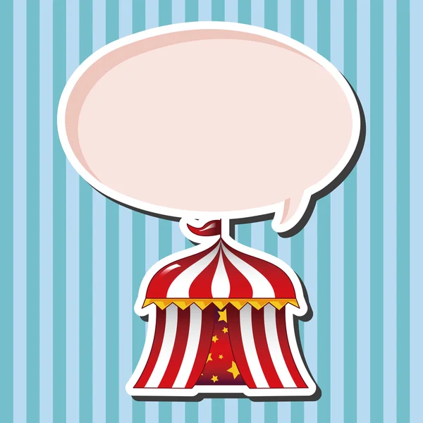 Circus tent theme elements vector,eps — Stock Vector