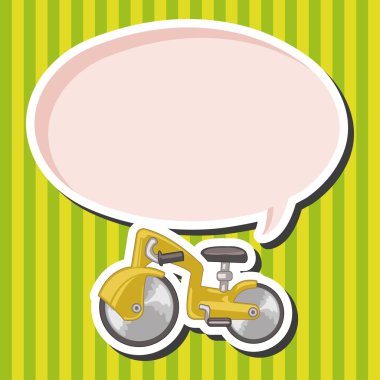 ulaşım Bisiklet Tema öğeleri vektör, eps