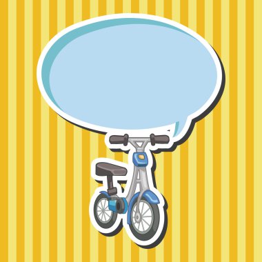 ulaşım Bisiklet Tema öğeleri vektör, eps