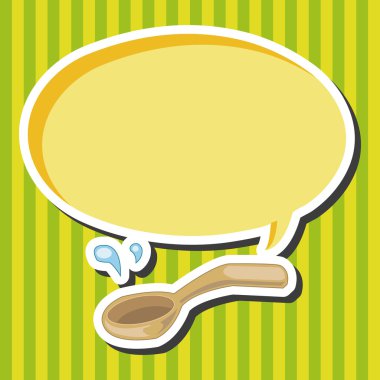 mutfak eşyaları kaşık Tema öğeleri vektör, eps
