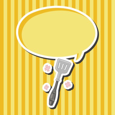 mutfak eşyaları spatula Tema öğeleri vektör, eps