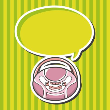 Stil radyo Tema öğeleri vektör, eps