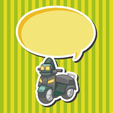 ulaşım motor Tema öğeleri vektör, eps