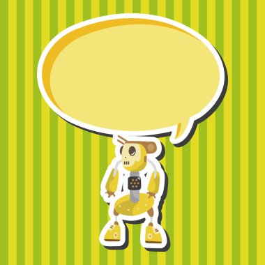 机器人主题元素矢量、 eps