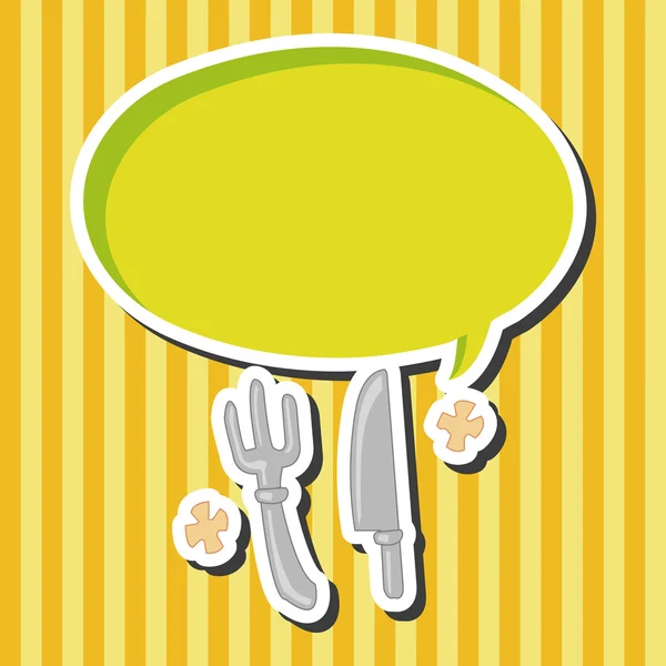 Éléments de thème vaisselle vecteur, eps — Image vectorielle