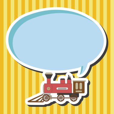 ulaşım tren Tema öğeleri vektör, eps