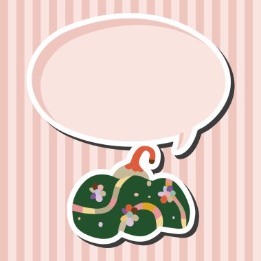 Stil kabak çizgi film öğeleri vektör, eps