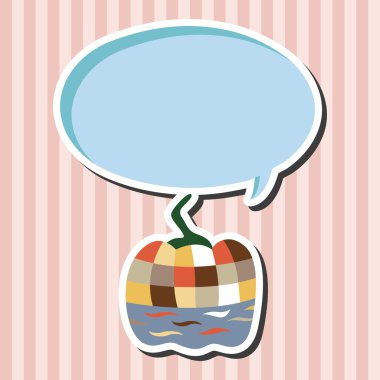 Stil kabak çizgi film öğeleri vektör, eps