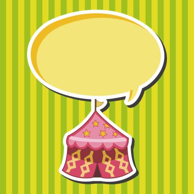 sirk çadırı Tema öğeleri vektör, eps