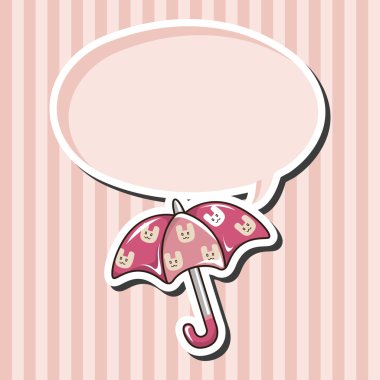 Şemsiye Tema öğeleri vektör, eps