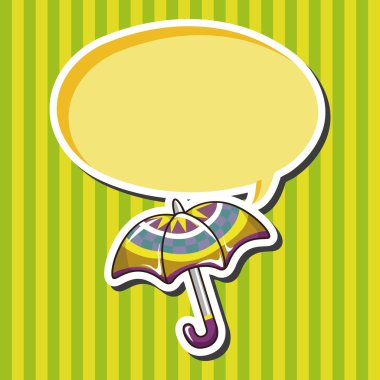 Şemsiye Tema öğeleri vektör, eps