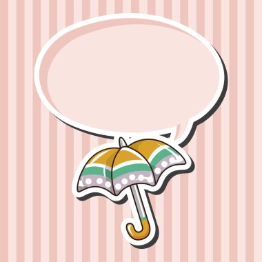 Şemsiye Tema öğeleri vektör, eps