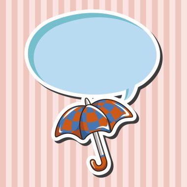 Şemsiye Tema öğeleri vektör, eps