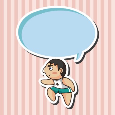 Basketbol oyuncu öğeleri vektör, eps