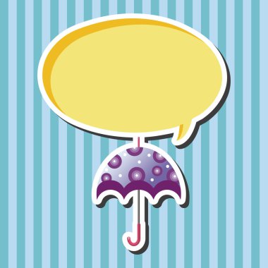 Şemsiye Tema öğeleri vektör, eps