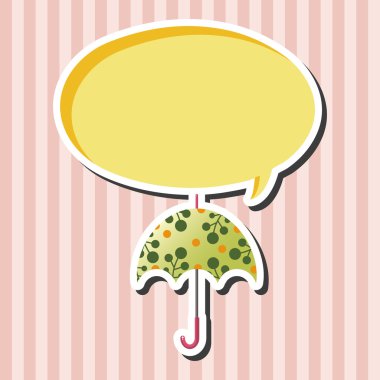 Şemsiye Tema öğeleri vektör, eps