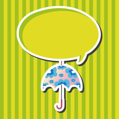 Şemsiye Tema öğeleri vektör, eps