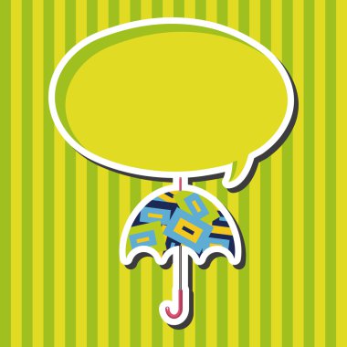 Şemsiye Tema öğeleri vektör, eps