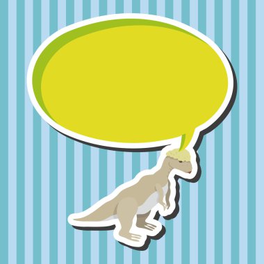 dinozor karikatür Tema öğeleri vektör, eps