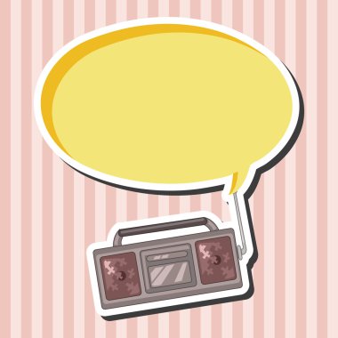 radyo Tema öğeleri vektör, eps