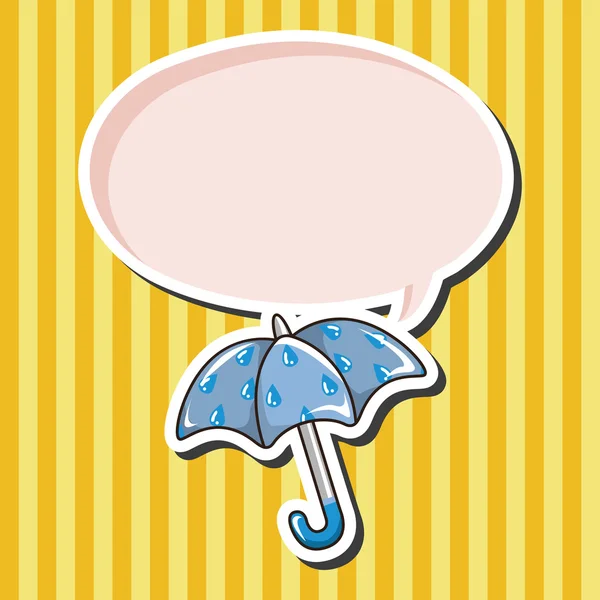 Parasol tematu elementy wektor, eps — Wektor stockowy