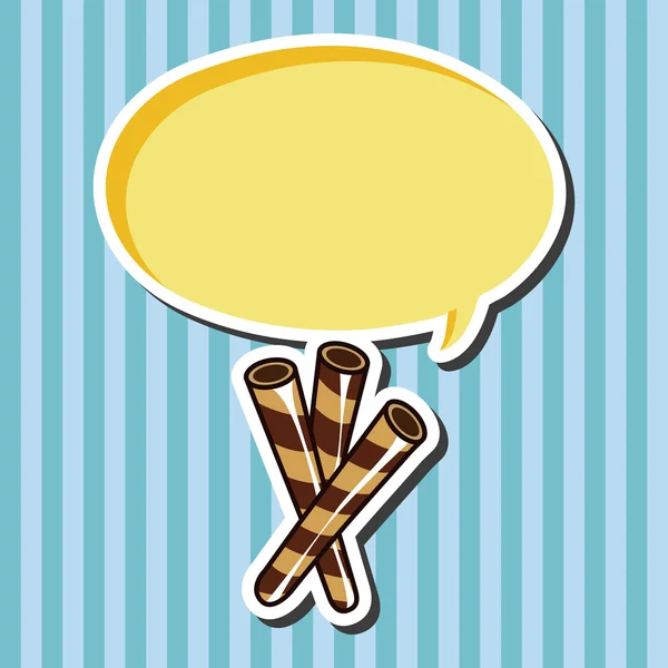 Éléments de thème cookie — Image vectorielle