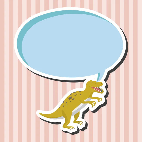 Dinosaure éléments de thème de dessin animé vecteur, eps — Image vectorielle