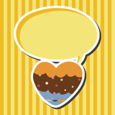 aşk kalp karikatür öğeleri vektör, eps