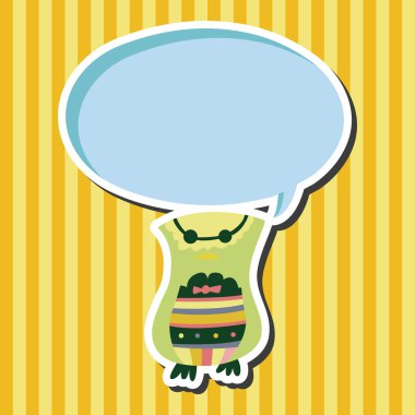 baykuş karikatür Tema öğeleri vektör, eps