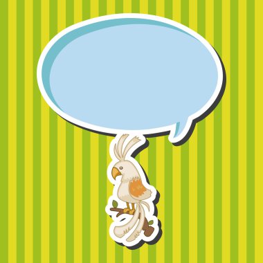 kuş çizgi film Tema öğeleri vektör, eps