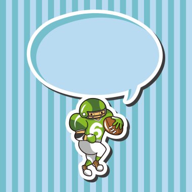 labdarúgó játékos téma elemek vektor, eps