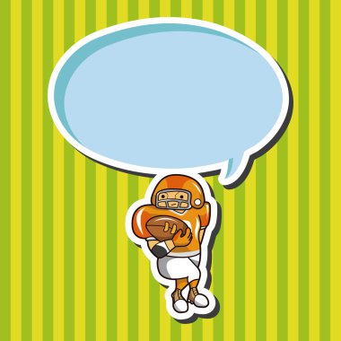 labdarúgó játékos téma elemek vektor, eps