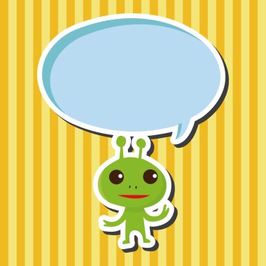 Boşluk uzaylı Tema öğeleri vektör, eps