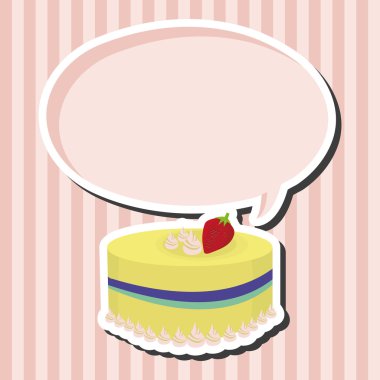 Dekorasyon öğeleri vektör, kek eps